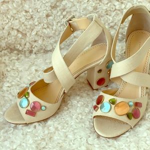Never worn Charlotte Olympia gemstone heels